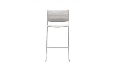 SIT BQ1203 / BQ1204 - Stackable sled base upholstered stool by Andreu World - view 3